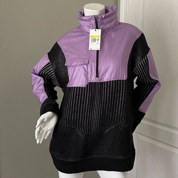 Nike City Ready 1/4 Zip Oversized Fit Purple Training Jacket Women’s Sz Small - Picture 1 of 14